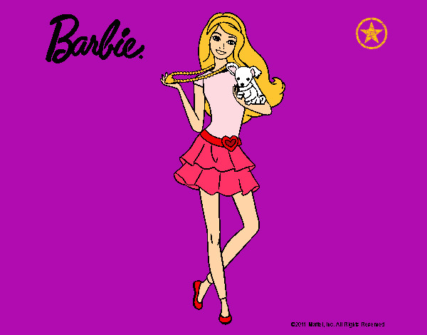 Barbie y su mascota