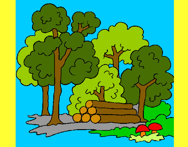 Dibujo Bosque 2 pintado por Profga