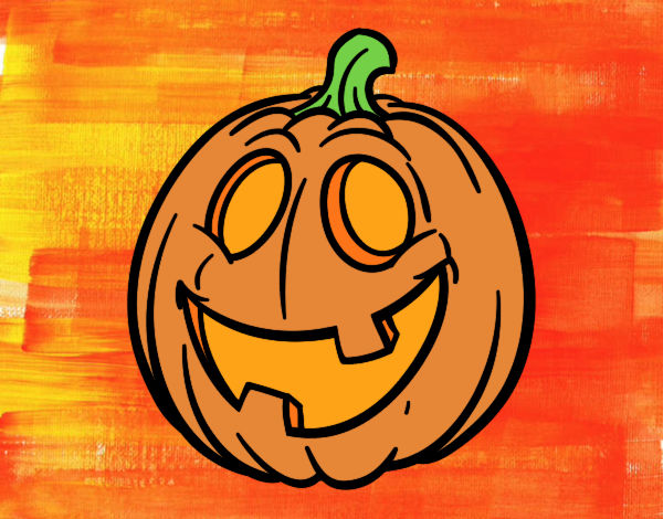 Dibujo Calabaza de Halloween pintado por Carmina16