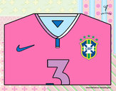 Dibujo Camiseta del mundial de fútbol 2014 de Brasil pintado por 1970