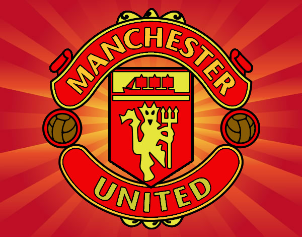 Dibujo Escudo del Manchester United pintado por maica14