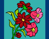 Dibujo Flores pintado por Profga