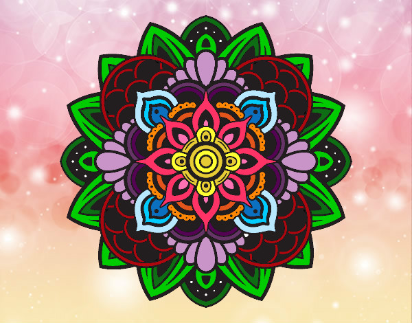 Dibujo Mandala decorativa pintado por odarleny12