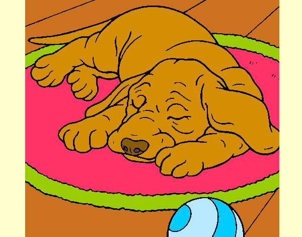 Dibujo Perro durmiendo pintado por TLKDogs25