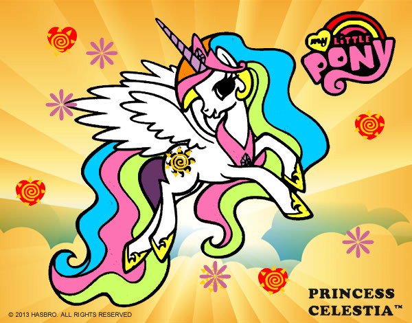 Dibujo Princess Celestia pintado por spectra45