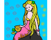 Dibujo Sirena con caracola pintado por Doragris