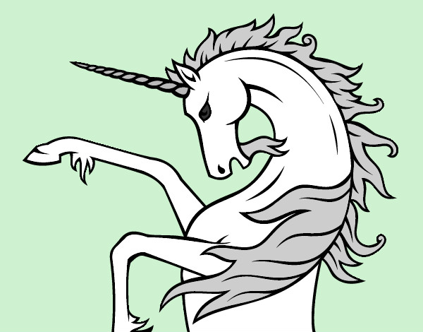 Dibujo Unicornio salvaje pintado por rocio8822