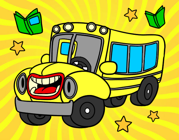 Dibujo Autobús animado pintado por jalieth 
