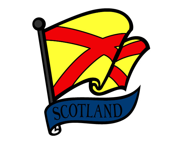 Dibujo Bandera de Escocia pintado por linda01