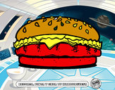 Dibujo Crea tu hamburguesa pintado por SantiagoC