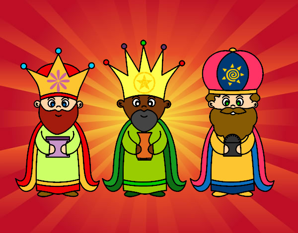 Dibujo Los 3 Reyes Magos pintado por EESganer
