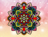 Dibujo Mandala decorativa pintado por Profga