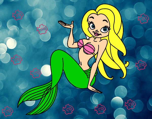 Dibujo Sirena sexy pintado por valen24