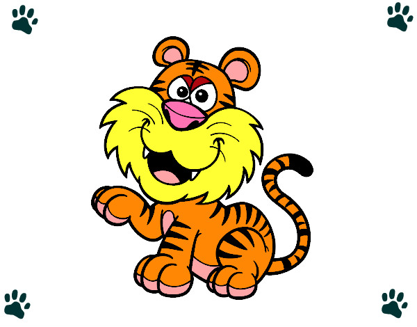 Dibujo Tigre de Bengala pintado por LauM