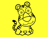 Dibujo Tigre de Sumatra pintado por SantiagoC