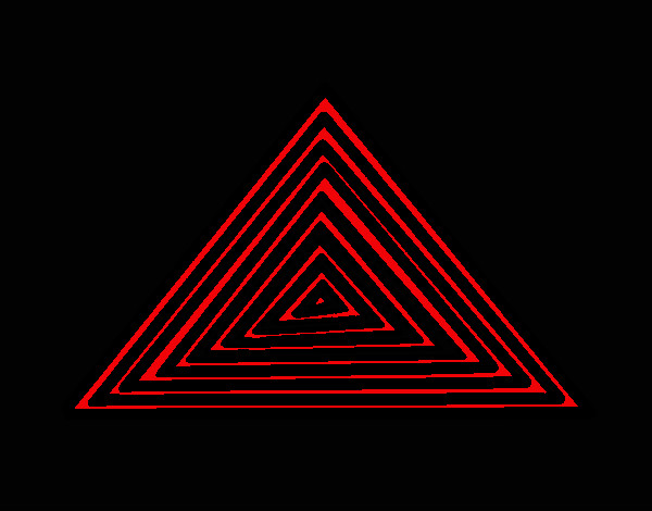 Dibujo Triángulo 1 pintado por Maalee723