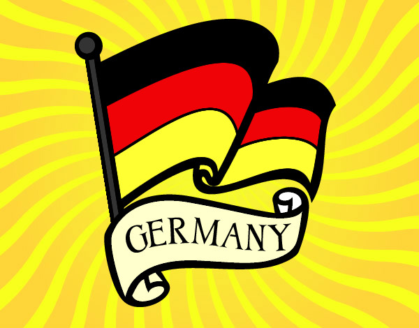 Dibujo Bandera de Alemania pintado por valeriaM16