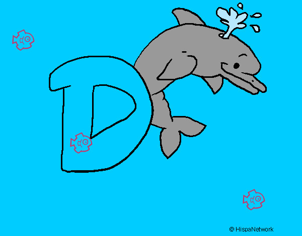 Dibujo Delfín 1 pintado por panmi