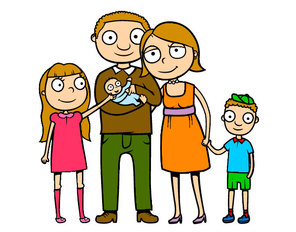Dibujo Familia unida pintado por esterpedra