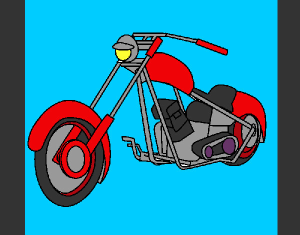 Dibujo Moto 1 pintado por viktor07