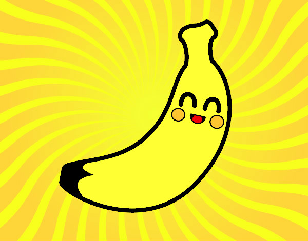 Dibujo Plátano de Canarias pintado por jhol9