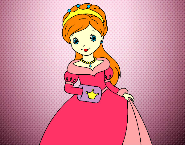 Dibujo Princesa de gala pintado por Anley