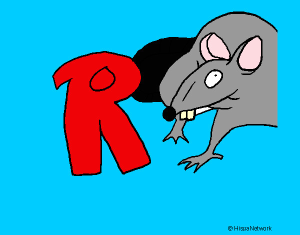 Dibujo Rata pintado por panmi