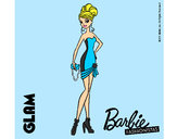 Dibujo Barbie Fashionista 5 pintado por cuite