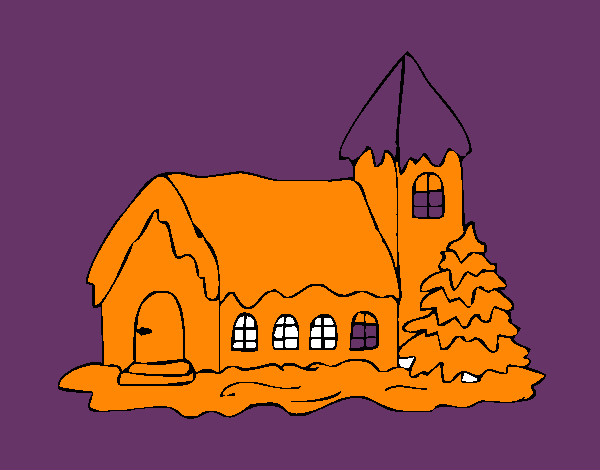 Dibujo Casa 1 pintado por marcelator