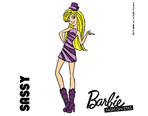 Dibujo Barbie Fashionista 2 pintado por SofyGeek