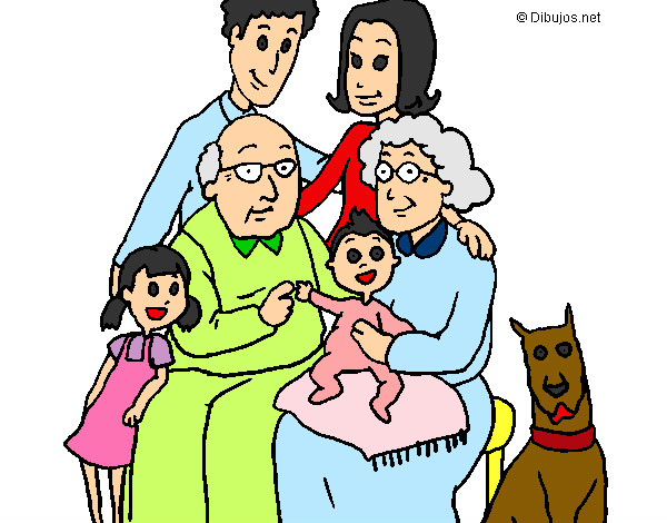 Dibujo Familia pintado por iderlin