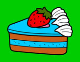 Dibujo Tarta de fresas pintado por kendall121
