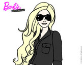 Dibujo Barbie con gafas de sol pintado por yoiner