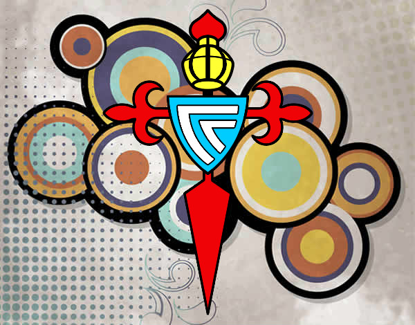 Dibujo Escudo del Real Club Celta de Vigo pintado por ismaelcs