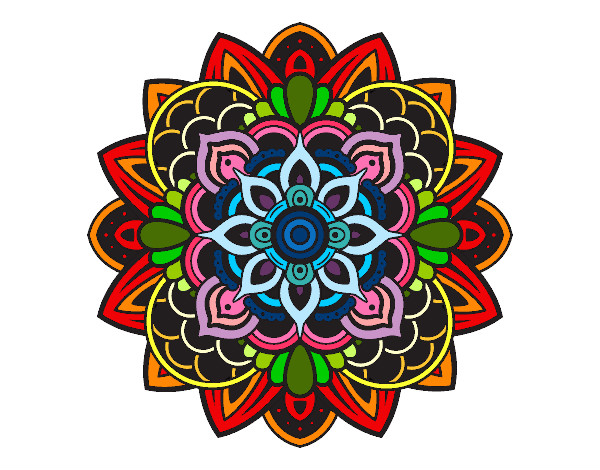 Dibujo Mandala decorativa pintado por Matee10 
