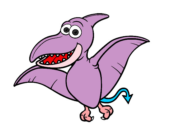 Dibujo Pterosaurio pintado por naza2006