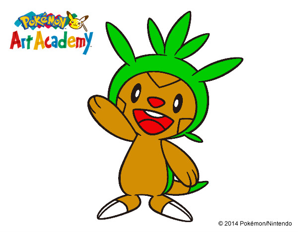 Dibujo Chespin saludando pintado por richardypa