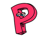 Dibujo Letra P pintado por PaolitaSua