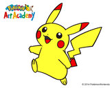 Dibujo Pikachu en Pokémon Art Academy pintado por PaolitaSua