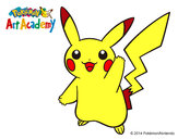 Dibujo Pikachu saludando pintado por richardypa