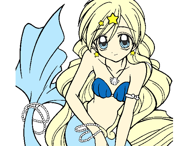 Dibujo Sirena 3 pintado por AiIen12
