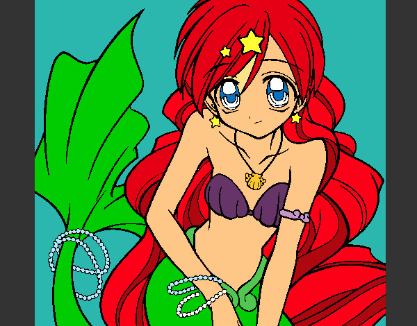 Dibujo Sirena 3 pintado por sofiaaaaaa