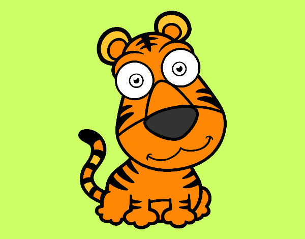 Dibujo Tigre de Sumatra pintado por ximenaregi