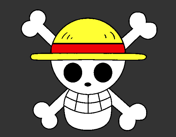 Dibujo Bandera del Sombrero de paja pintado por FireAce