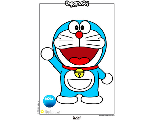 Dibujo Doraemon pintado por Guananga