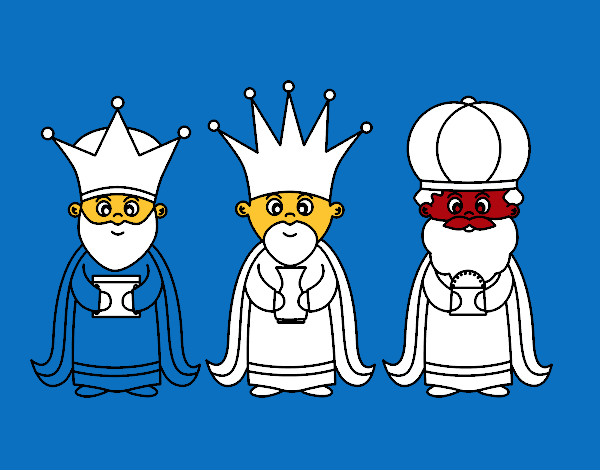 Dibujo Los 3 Reyes Magos pintado por alebrun