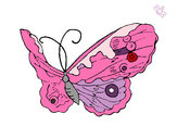 Dibujo Mariposa elegante pintado por kikina