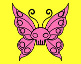 Dibujo Mariposa Emo pintado por Lurderias