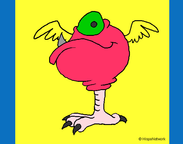 Dibujo Monstruo con pata de gallo pintado por ivanpere