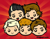 Dibujo One Direction 2 pintado por valeria557